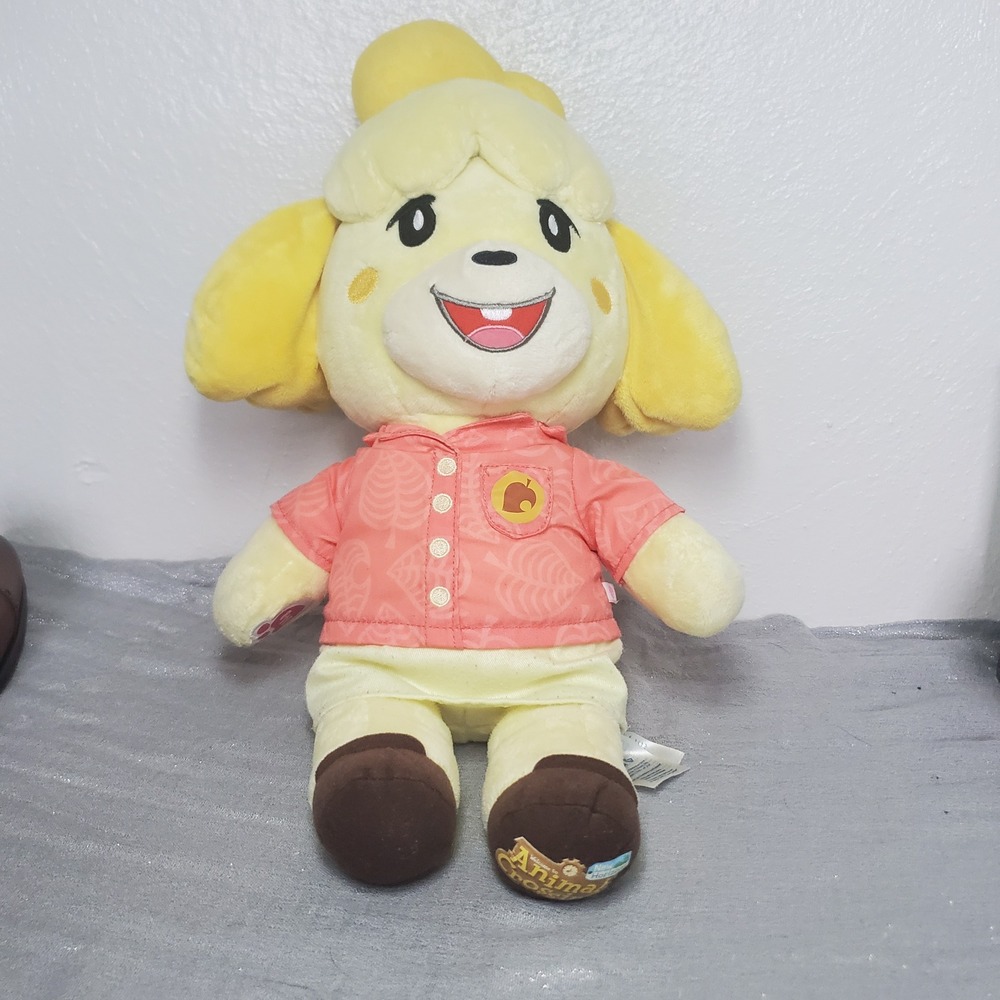 Build-A-Bear Animal Crossing New Horizons Isabelle‎ Plush Summer Outfit 2021 15"